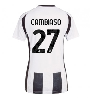 Juventus Andrea Cambiaso #27 Hjemmebanetrøje Dame 2024-25 Kort ærmer